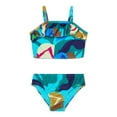 thumbnail image 1 of Wonder Nation Baby and Toddler Girl Ruffle Swim Tankini, 2-Piece, Sizes 12M-5T, 1 of 3