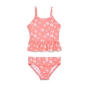Wonder Nation Baby and Toddler Girl Tankini Swimsuit, 2-Piece, Sizes 12M-5T