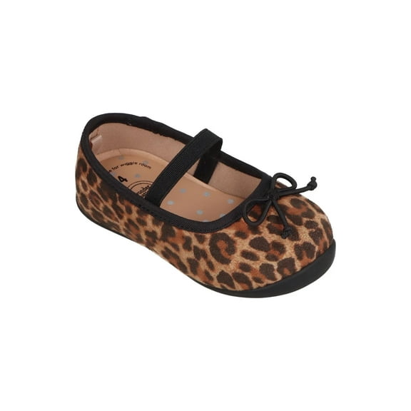 Wonder Nation Girls Bow Ballet Flats