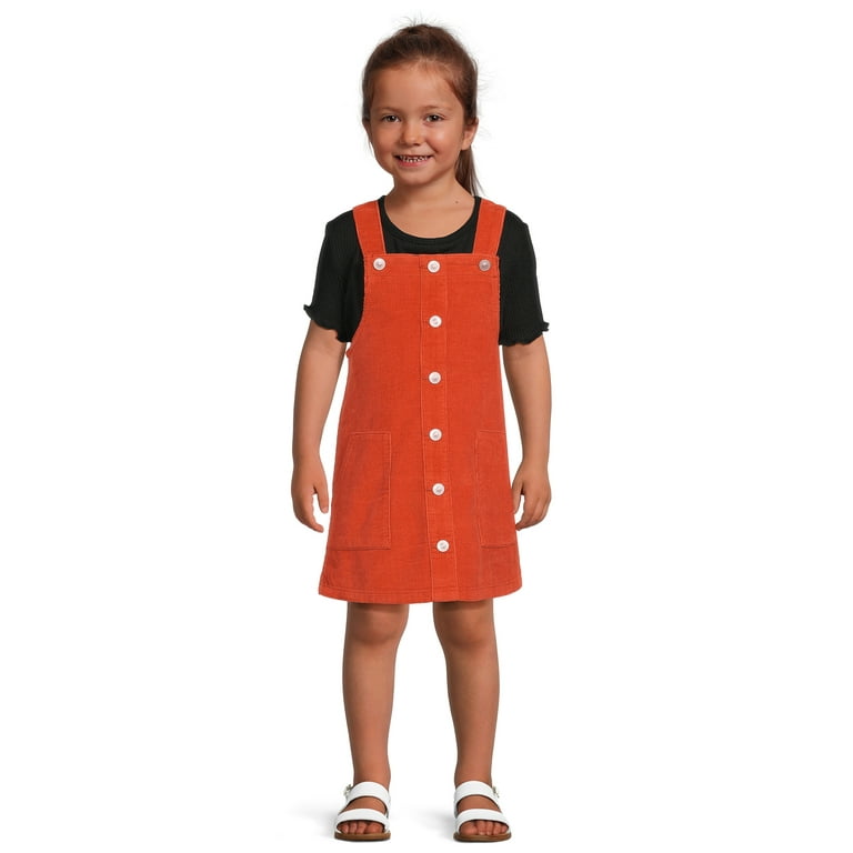 Girls red jumper dress online