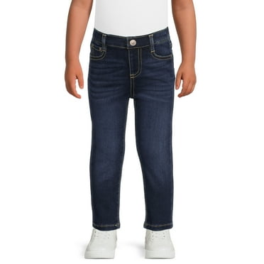 Wonder Nation Toddler Boys Knit Denim Jeans, Sizes 12M-5T - Walmart.com