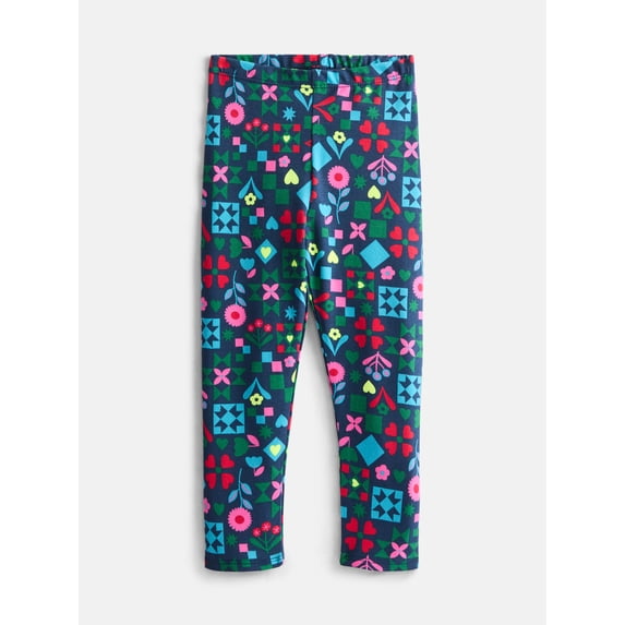 Wonder Nation Baby and Toddler Girls Printed Leggings, Sizes 0M-5T