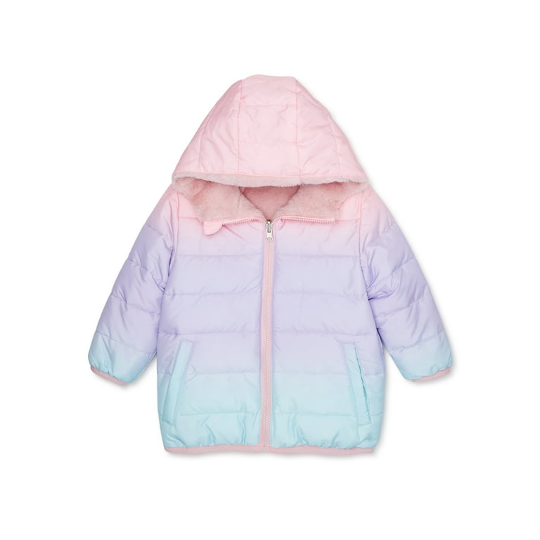 Baby Bubble Puffer Jacket - Pink