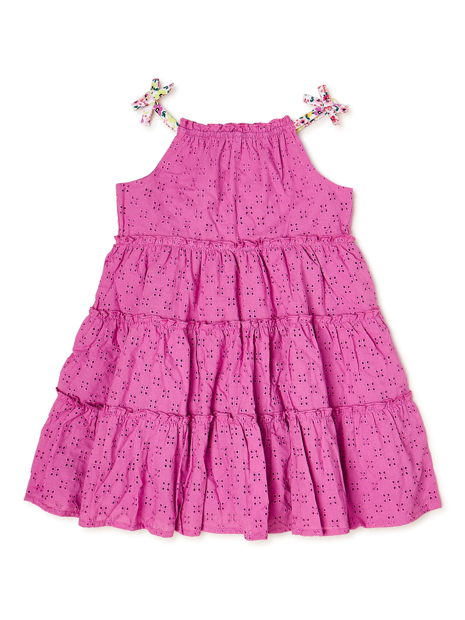 Wonder Nation Tiered Dress Bow Straps - Light & Airy Fabric