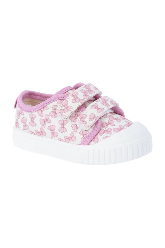 Baby and Toddler Girls Two Strap Bump Toe Sneakers