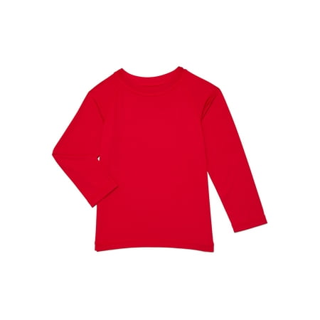Wonder Nation Baby and Toddler Boys Rash Guard with Long Sleeves, Sizes 12M-5T