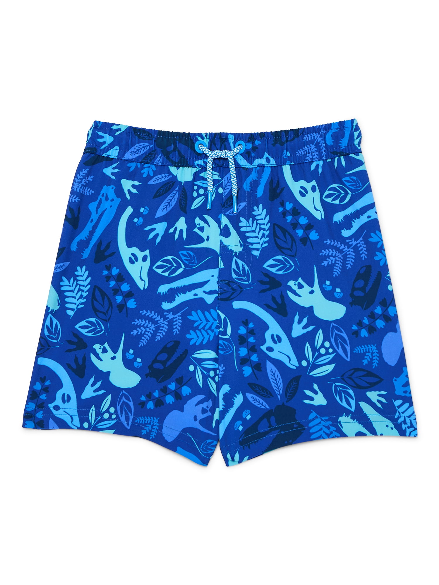 Wonder Nation Baby and Toddler Boys Quick Dry Swim Trunks with UPF 50, Sizes 12M-5T