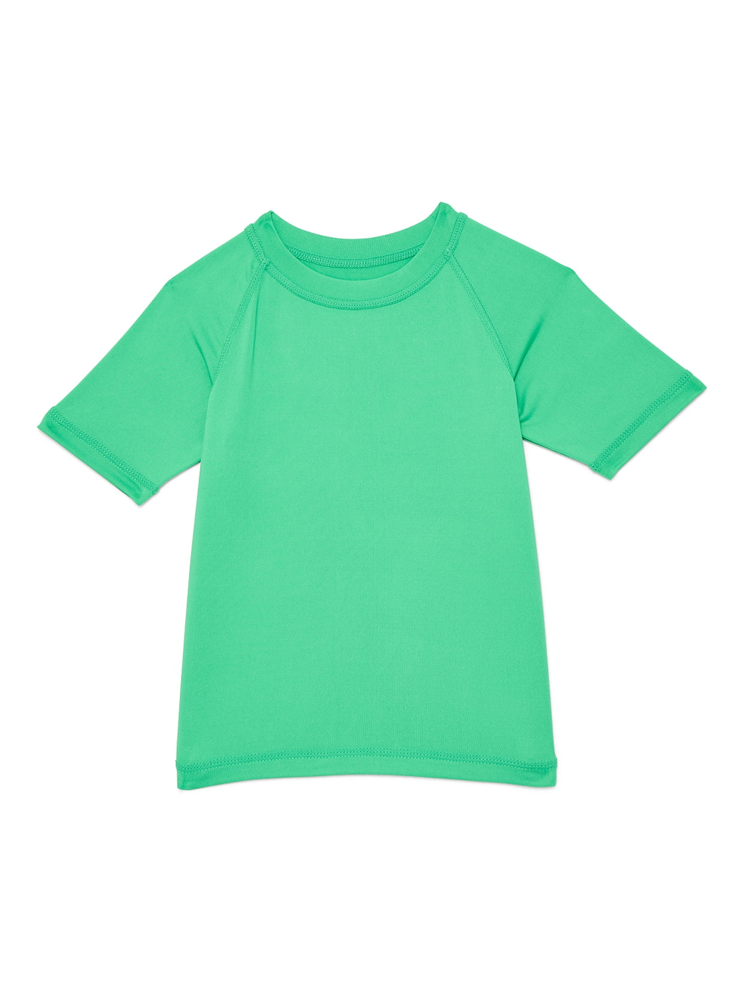 Wonder Nation Baby and Toddler Boy Short- Sleeve Rash Guard, Sizes