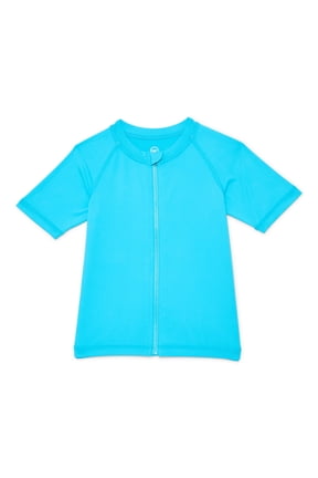 Baby and Toddler Boys Short-Sleeve Zip Rash Guard, Sizes 12M-5T