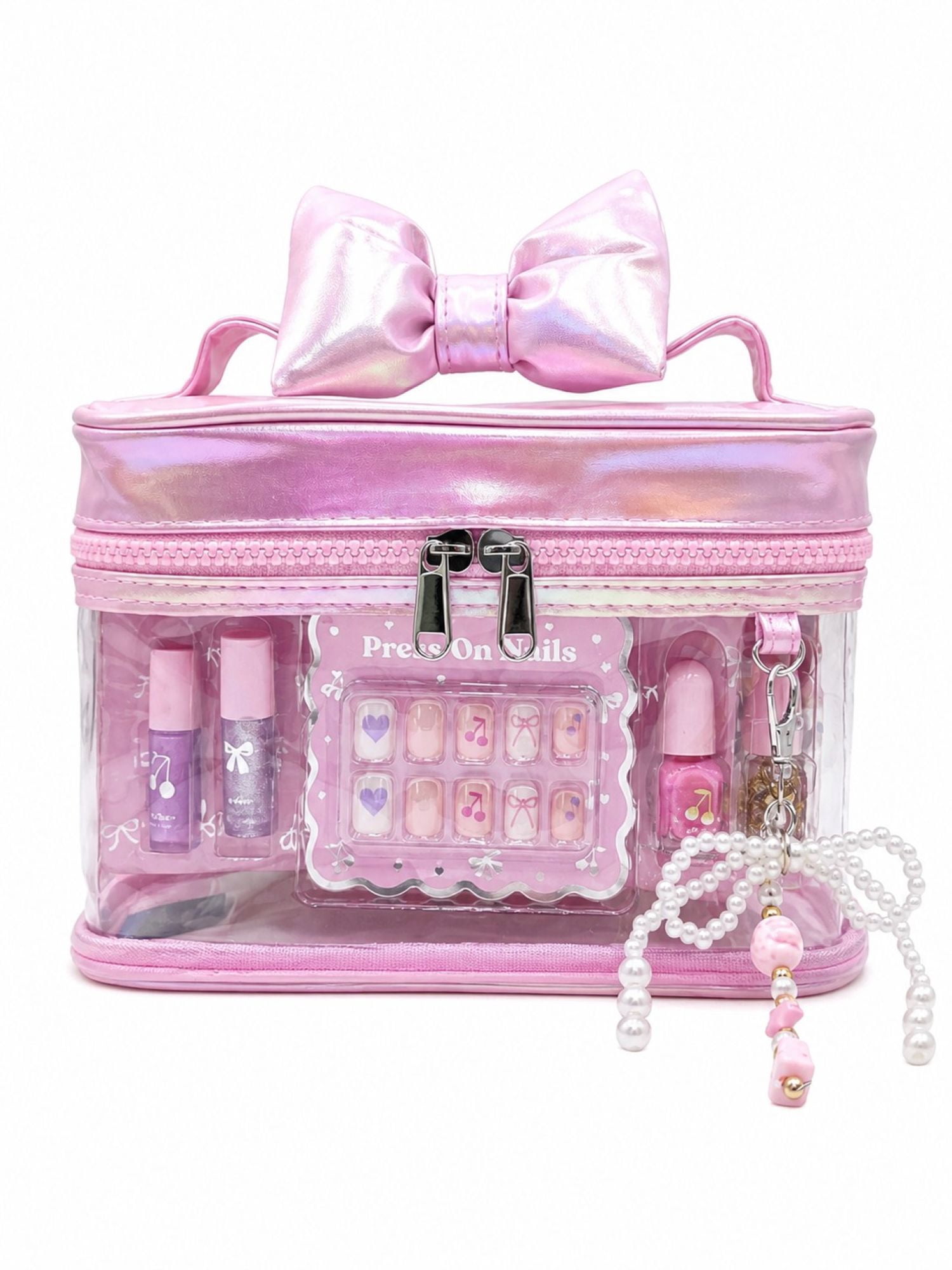 Wonder Nation Beauty Handbag Accessories Set, 15 Piece Set, Children 6 years and up