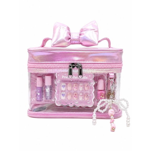 Wonder Nation Beauty Handbag Accessories Set, 15 Piece Set, Children 6 years and up