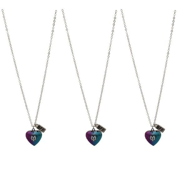 Wonder Nation Best Friends Heart Necklaces for Kids