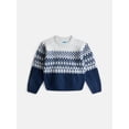 thumbnail image 1 of Wonder Nation Boys' Fair Isle Sweater with Long Sleeves, Sizes 4-18, 1 of 3