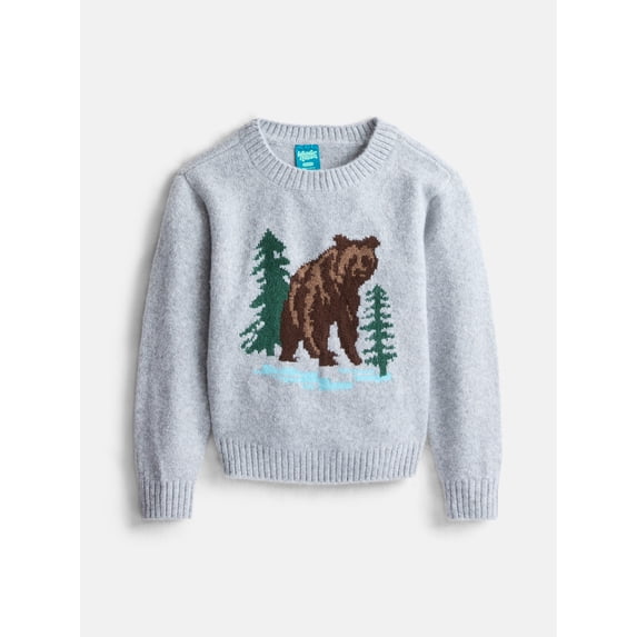 Wonder Nation Boys Graphic Sweater, Sizes 4-18
