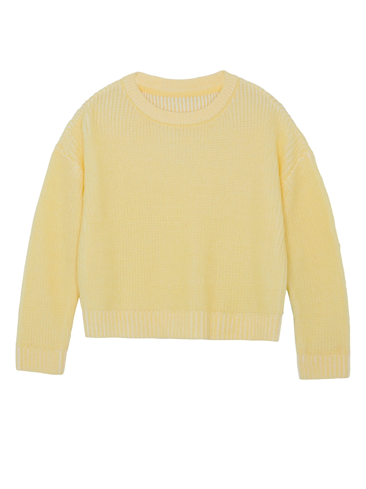 Wonder Nation Girls Fashion Knit Sweater, Sizes 4-18 & Plus