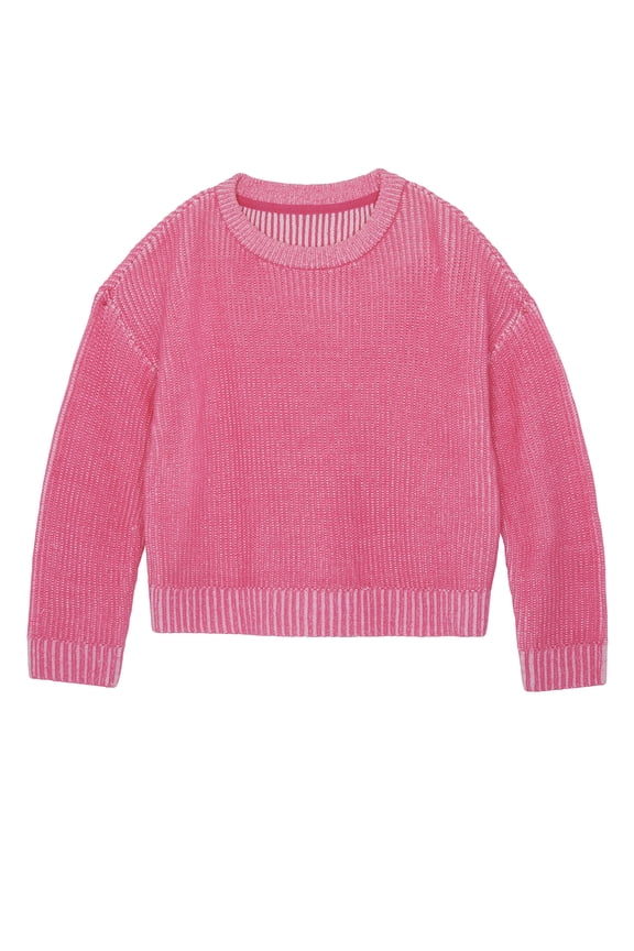 Girls Fashion Knit Sweater, Sizes 4-18 & Plus