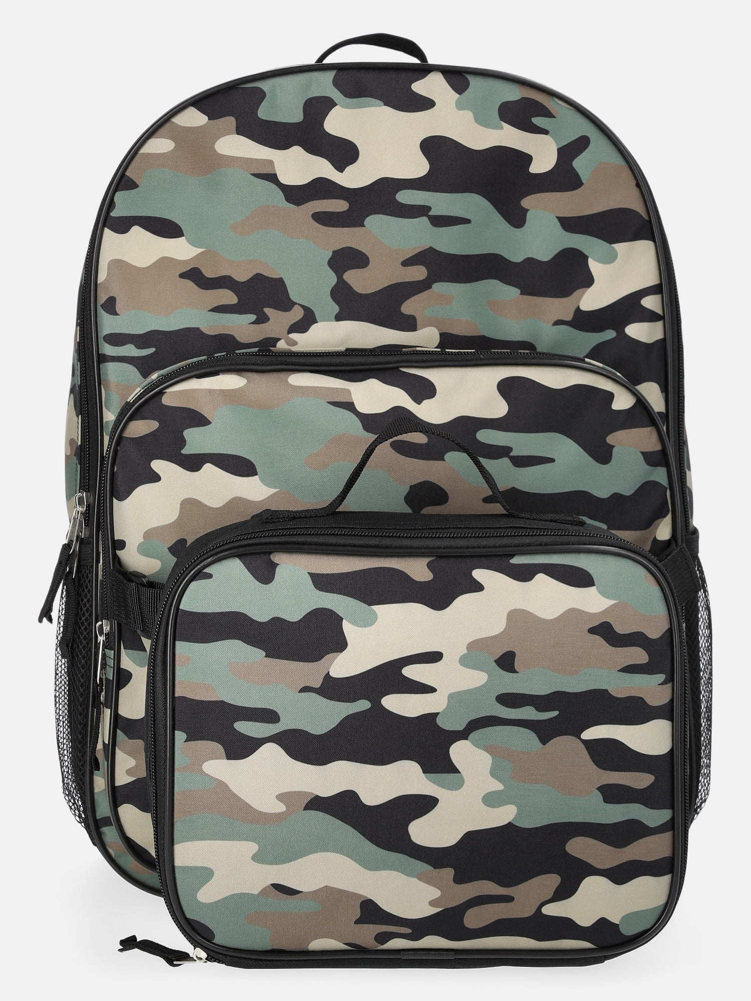 Wonder Nation Boys 17 Backpack – Fossil Garden Black