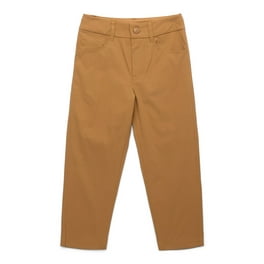 【WONDER WONDER】Fur Carpenter Work Pocket Cotton Pants Wonder Nation Boys' Stretch Chino Pants, Sizes 4-18, Slim