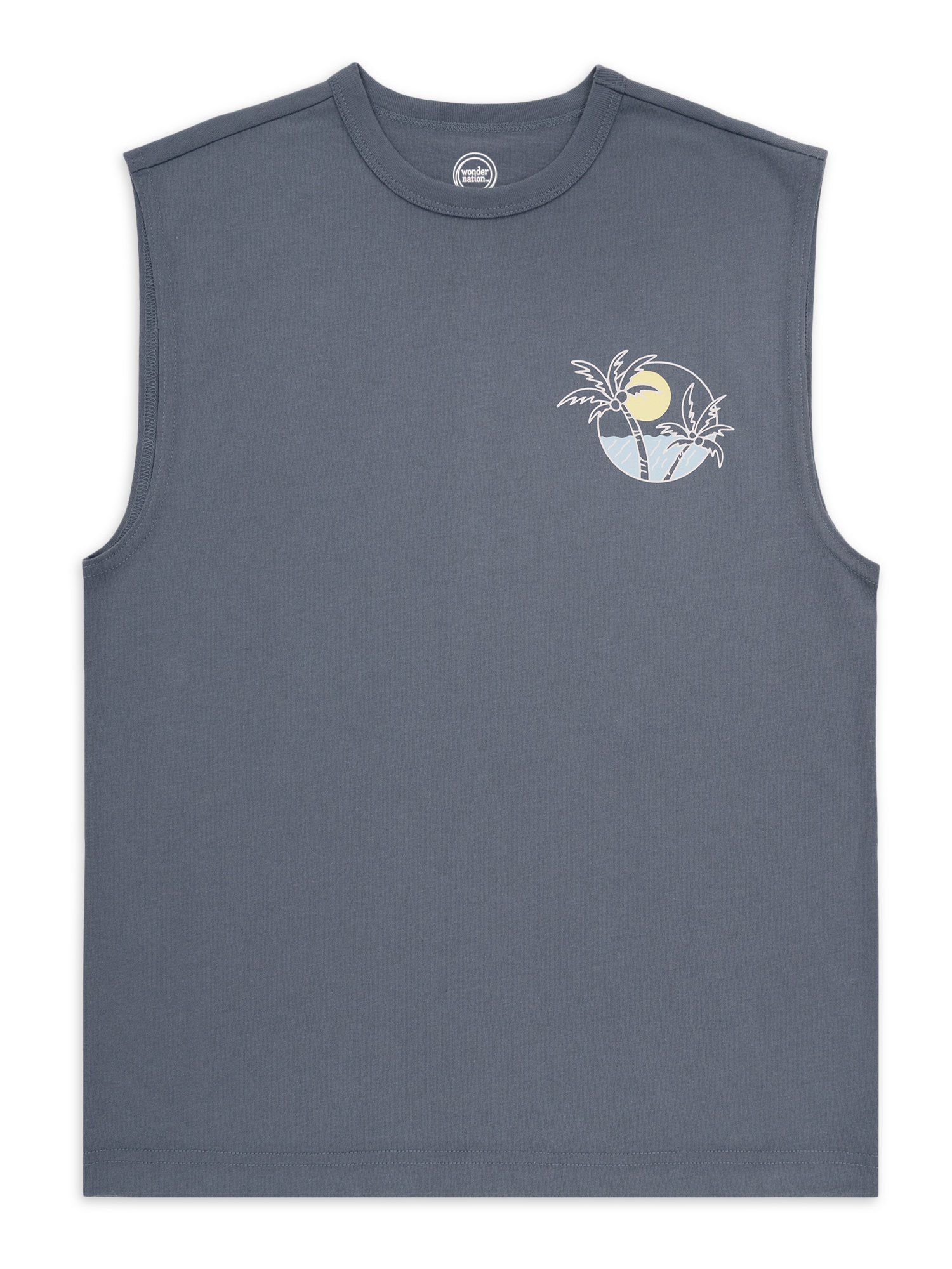 Wonder Nation Boy's Graphic Muscle Tank Top, Sizes 4-18 & Husky - image 1 of 5