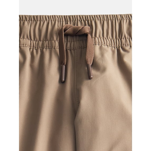 Wonder Nation Boys' Pique Cargo Jogger Pants, Sizes 4-18 & Husky