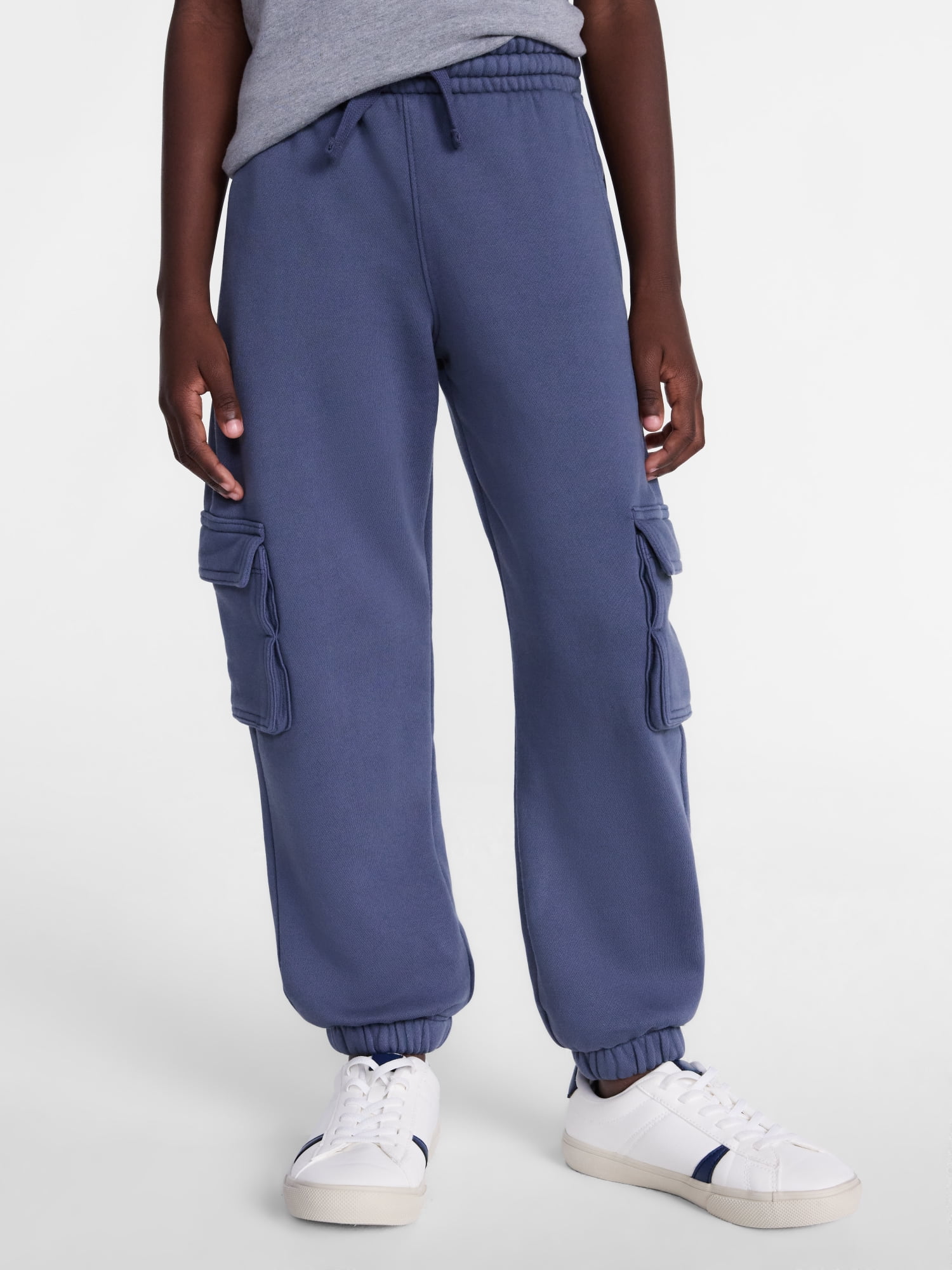 Wonder Nation Boys' Pique Cargo Jogger Pants, Sizes 4-18 & Husky