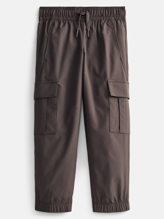 Boys' Pique Cargo Jogger Pants, Sizes 4-18 & Husky