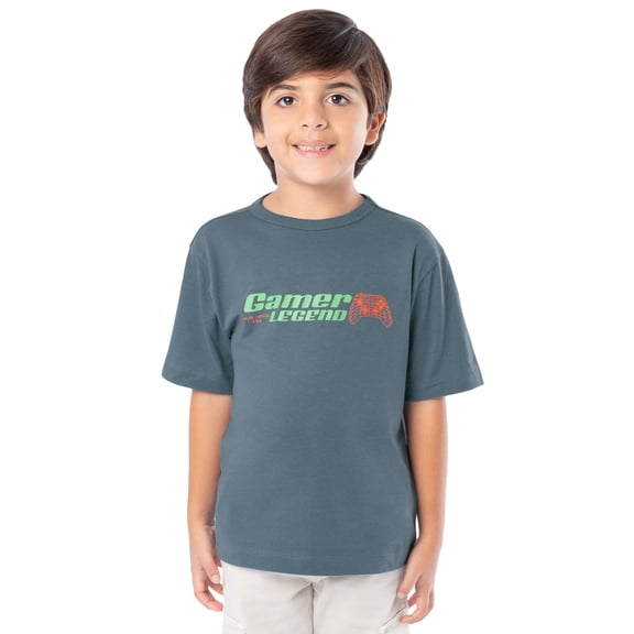 Wonder Nation Boy's Short Sleeve Elevated Graphic T-Shirt, Sizes 4-18 & Husky