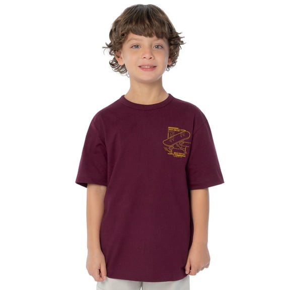 Wonder Nation Boy's Short Sleeve Elevated Graphic T-Shirt, Sizes 4-18 & Husky