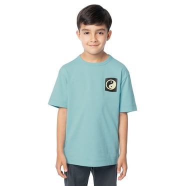 Wonder Nation Boys Short Sleeve Elevated Graphic T-Shirt, Sizes 4-18 & Husky