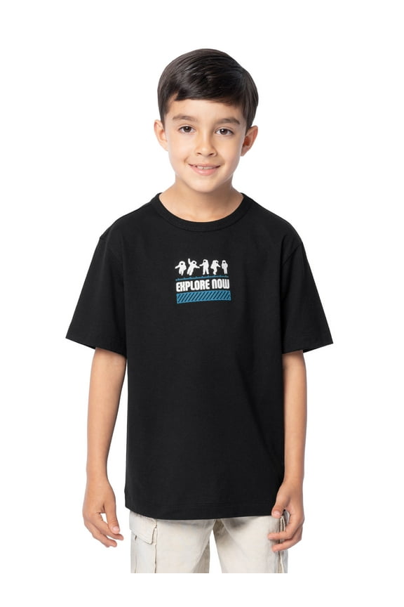 Boys Short Sleeve Elevated Graphic T-Shirt, Sizes 4-18 & Husky
