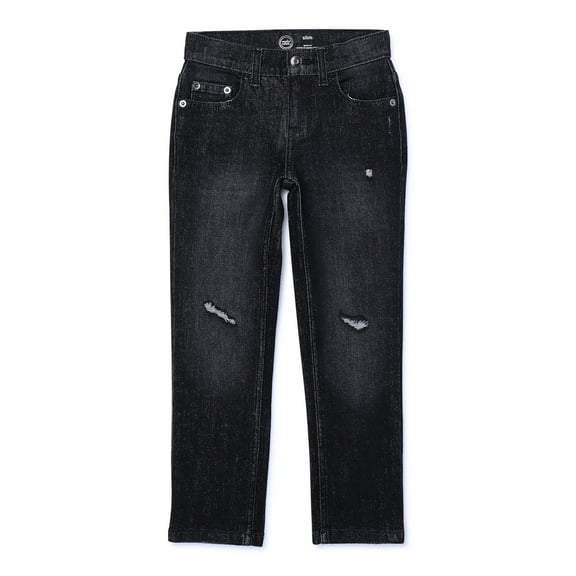 Wonder Nation Slim Denim Jeans, Sizes 4-18 & Husky