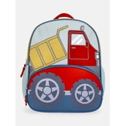 Toddlers' 13.5” Beep Beep Dump Truck Backpack, Dusty Denim