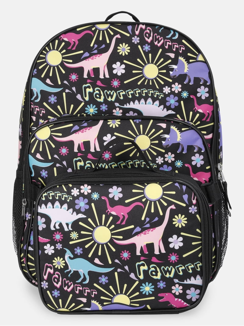 kelty 6 in one dinosaur backpack Set for Kids, 16 inch, Pieces its your childs favorite travel companion FunGuys Kawaii Dinosaur Backpack for