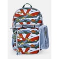 thumbnail image 1 of Wonder Nation Kids' Dino World 17" Backpack, Lunch Tote and Pouch Set, 3-Piece, 1 of 5