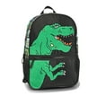 thumbnail image 1 of Wonder Nation Boys' 17" Greetings From Jurassic Laptop Backpack, Black, 1 of 4