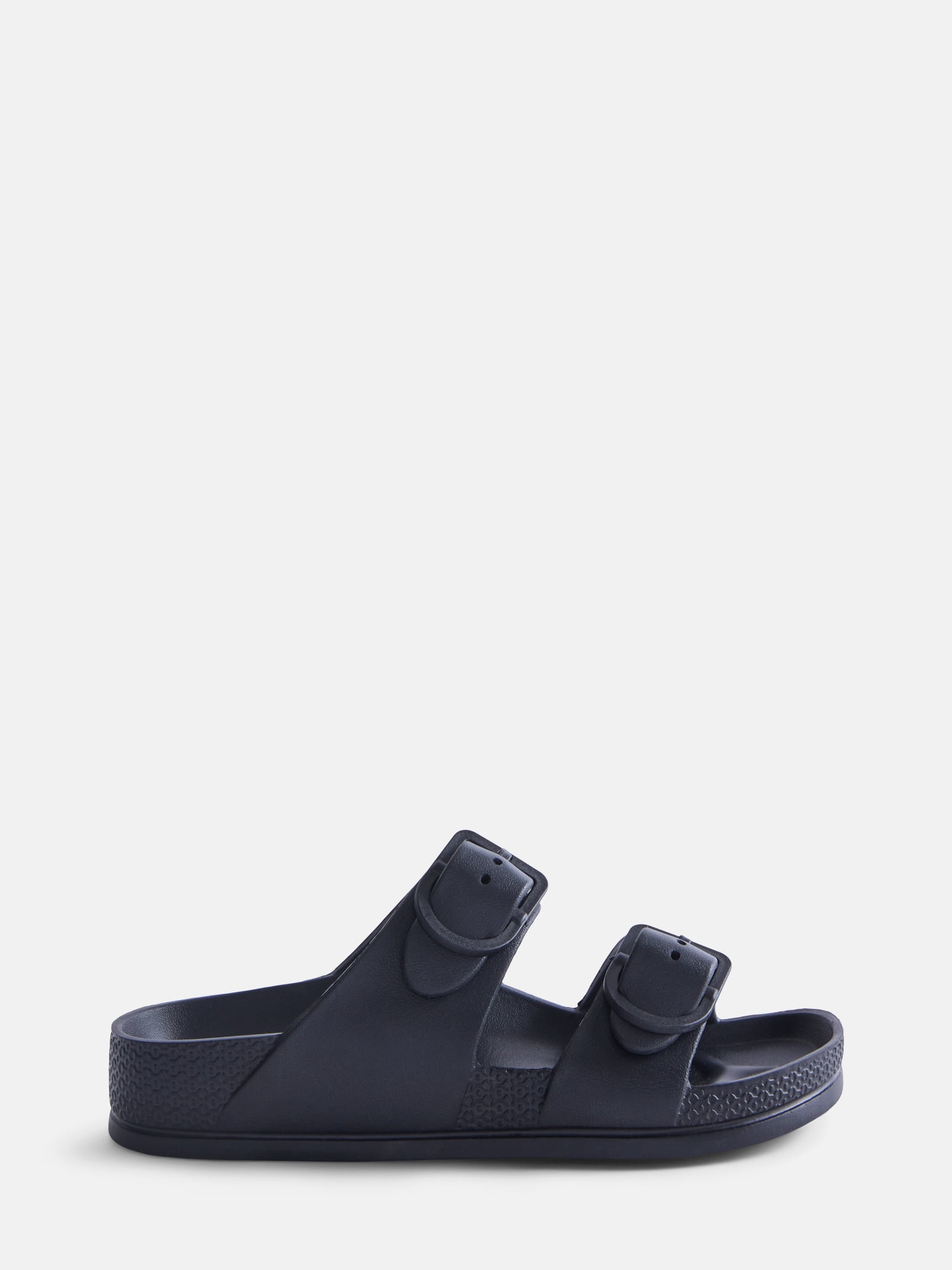 Wonder Nation Little and Big Boys or Girls Two Buckle Footbed Slide Sandals