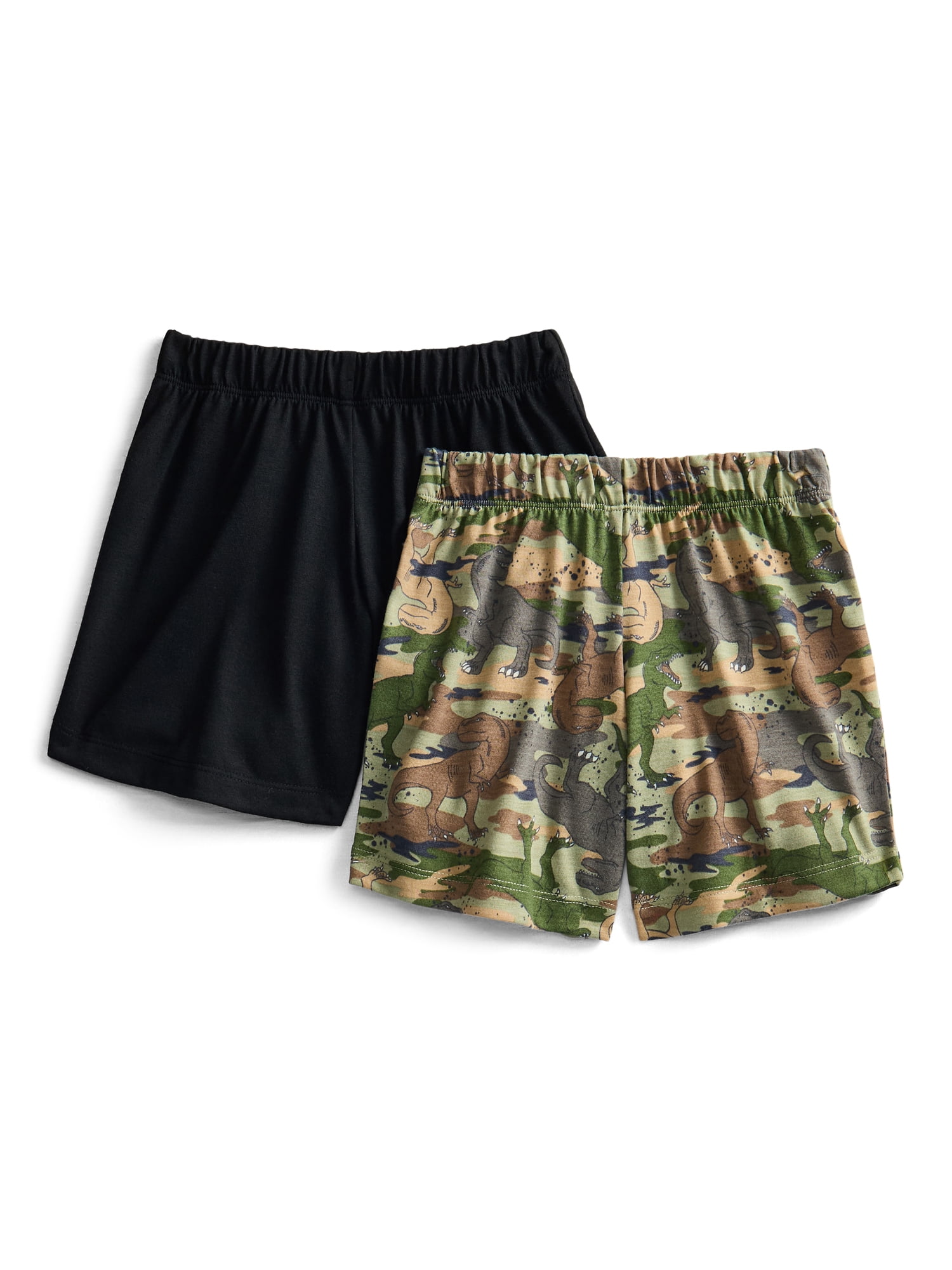 Wonder Nation Boys Printed Sleep Shorts, 2-Pack, Sizes 4-18