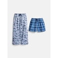thumbnail image 1 of Wonder Nation Boys' Sleep Pants and Shorts Set, 2-Pack, Sizes 4-18, 1 of 5