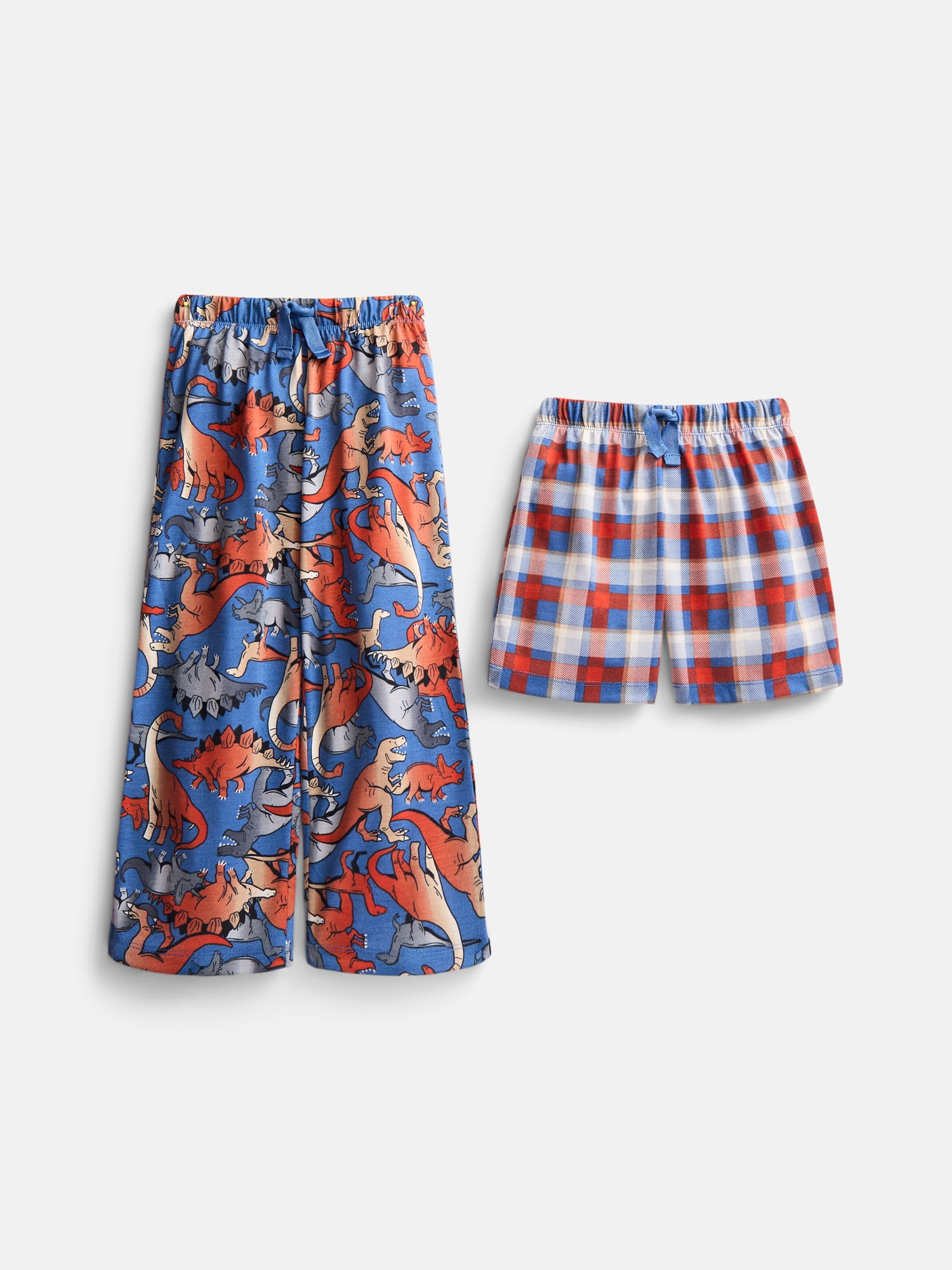 Wonder Nation Boys' Sleep Pants and Shorts Set, 2-Pack, Sizes 4-18