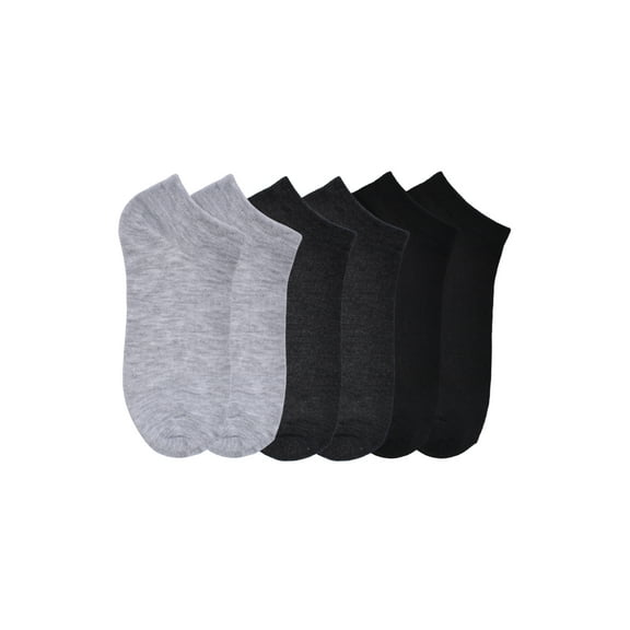 Wonder Nation Boys 3-Pack No Show Socks, Shoe Sizes S (4.5-8.5) - L (3-9)