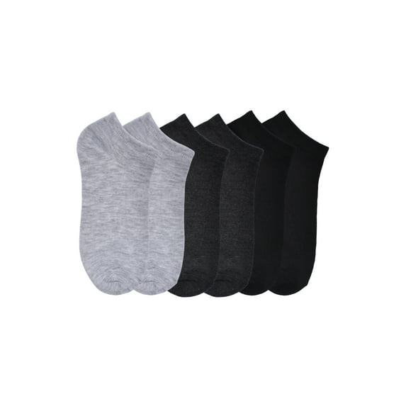 Wonder Nation Boys 3-Pack No Show Socks, Shoe Sizes S (4.5-8.5) - L (3-9)