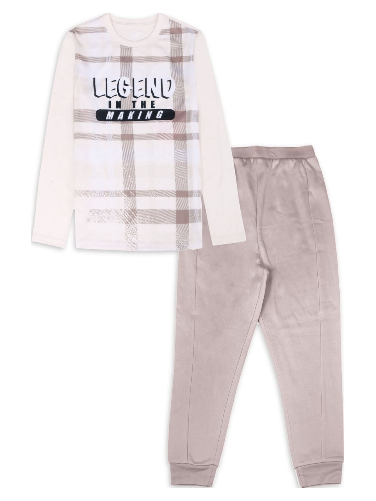 Wonder Nation Boys 4-18 & Husky 2-Piece Pajama Set