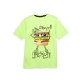 thumbnail image 1 of Wonder Nation Boys 4-18 & Husky "Keep It Fresh" Hamburger Short Sleeve Tee, 1 of 4
