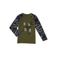 thumbnail image 1 of Wonder Nation Boys 4-18 & Husky Long Sleeve Roar Tee, 1 of 4
