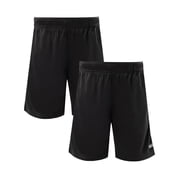 Athletic Works Boys Core Performance Shorts, 2-Pack, Sizes 4-18 & Husky
