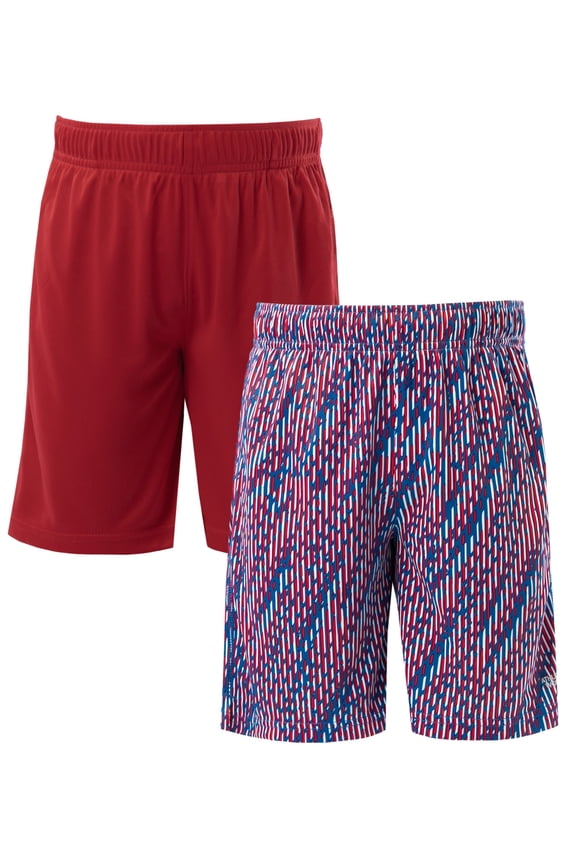 Boys Core Performance Shorts, 2-Pack, Sizes 4-18 & Husky