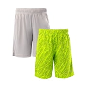 Athletic Works Boys Core Performance Shorts, 2-Pack, Sizes 4-18 & Husky