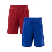 Athletic Works Boys Core Performance Shorts, 2-Pack, Sizes 4-18 & Husky