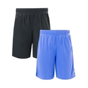 Athletic Works Boys Core Performance Shorts, 2-Pack, Sizes 4-18 & Husky