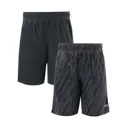 Athletic Works Boys Core Performance Shorts, 2-Pack, Sizes 4-18 & Husky